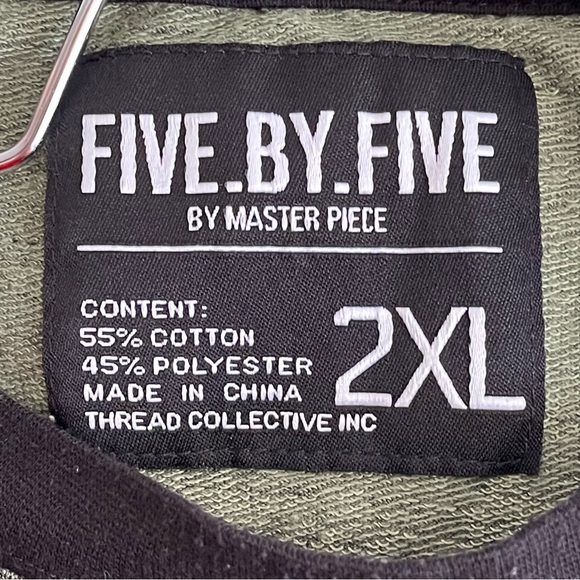 Five.By.Five Men’s Stay fly 2XL T Shirt Green - Picture 3 of 5